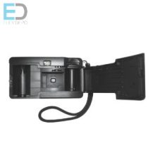 Swiss+go Novocolor Pink 35 mm-es analóg fényképezőgép tokkal, vakuval | Védőszíj | Kodak Film 36 kép | AAA elem