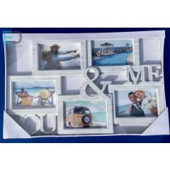 Osztott képkeret 5 képpel " You &  Me "
