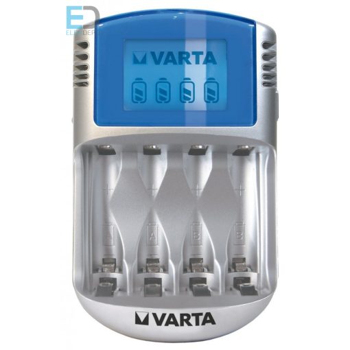 Varta 57070 LCD Charger + 4 AA 2.600mAh  LCD akkutöltő 2 órás töltés+12V aurós adapter + USB