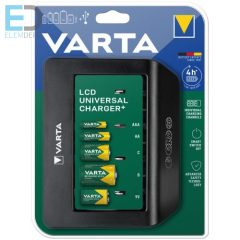   VARTA 57688 LCD Universal Charger akkutöltő (AA, AAA, C, D, 9V)