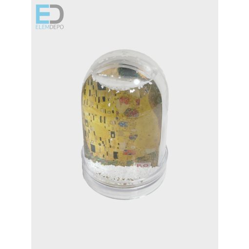 Karácsonyi hógömb - fényképes fotógömb "havazik"