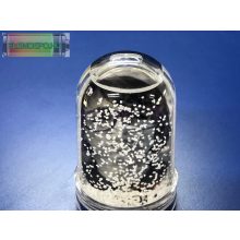 Karácsonyi hógömb - fényképes fotógömb "havazik"