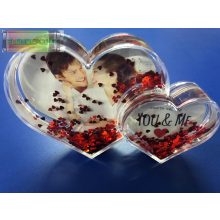 Fotógömb hógömb "két szív"